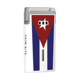 Elie blue "J15" - CUBAN FLAG LACQUER POCKET LIGHTER